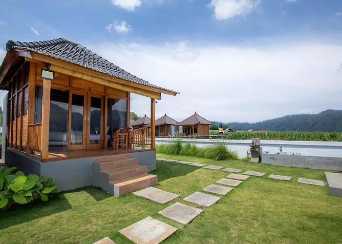 ロッジ D Sila's Tepi Danu & Natural Hot Spring